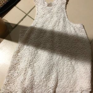Lace tank top
